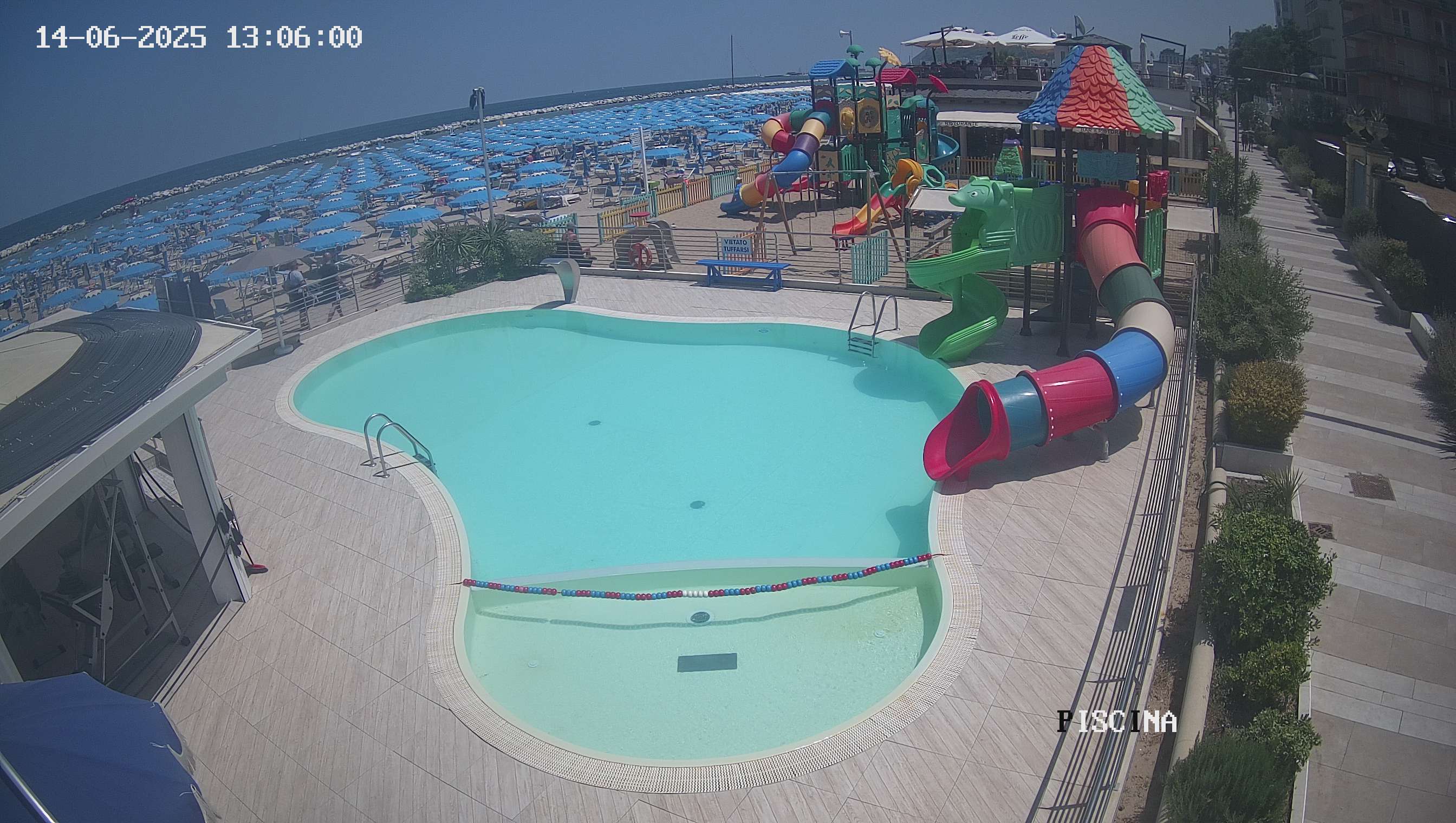 Webcam Altamarea, piscina a Cattolica