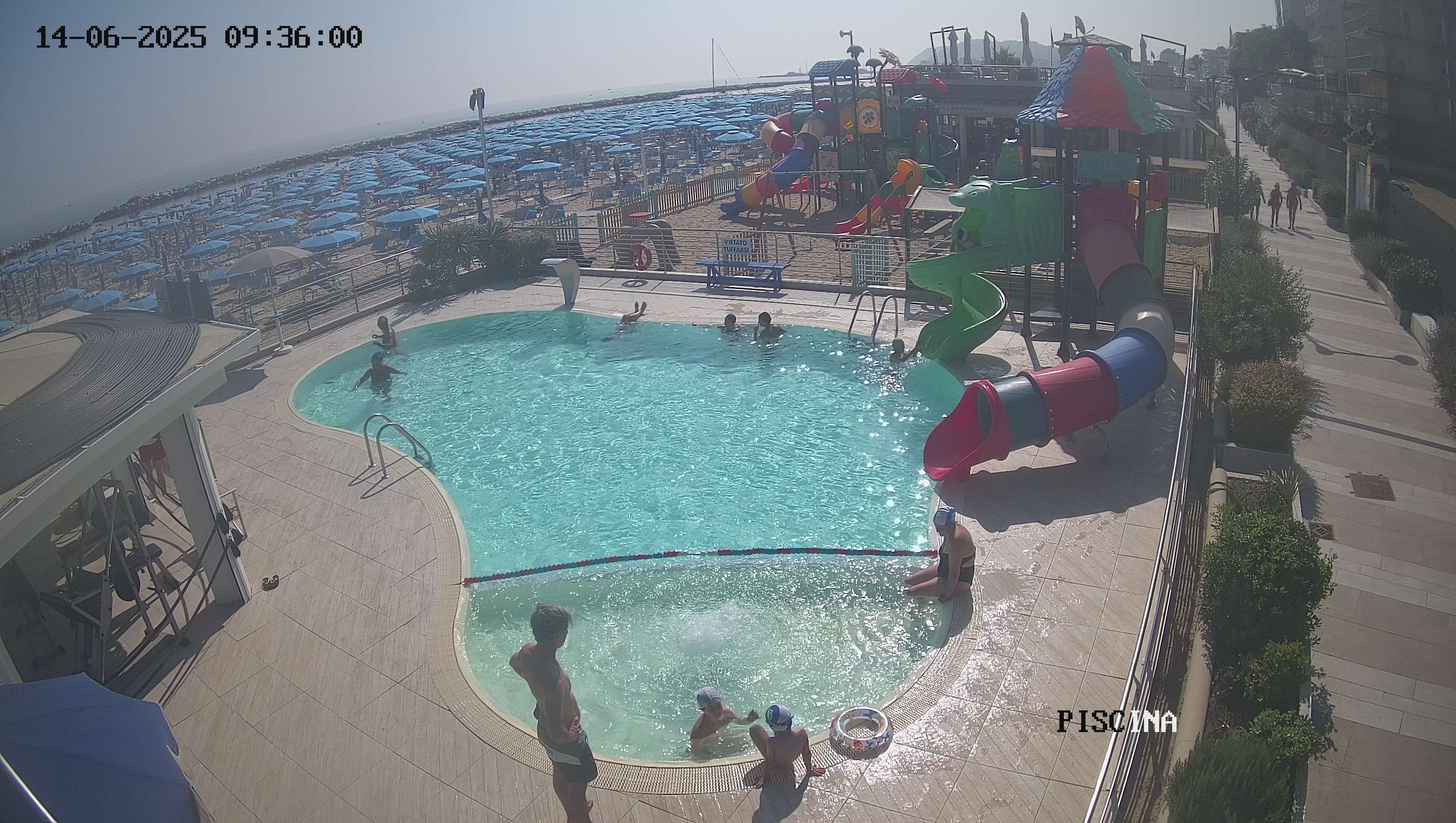 Webcam Altamarea, piscina a Cattolica