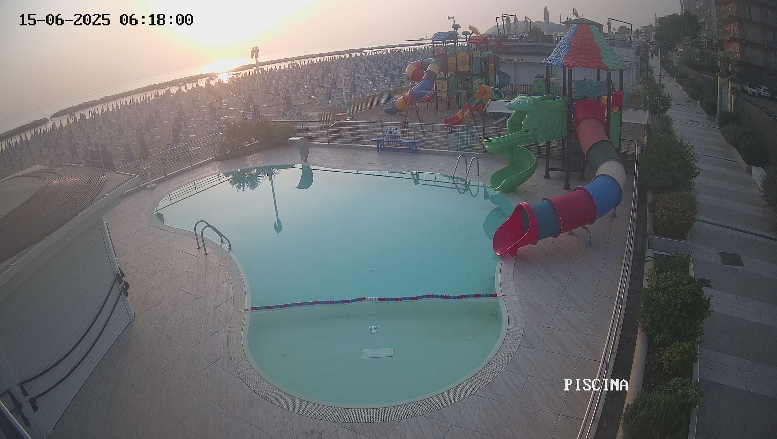 Webcam Altamarea, piscina a Cattolica