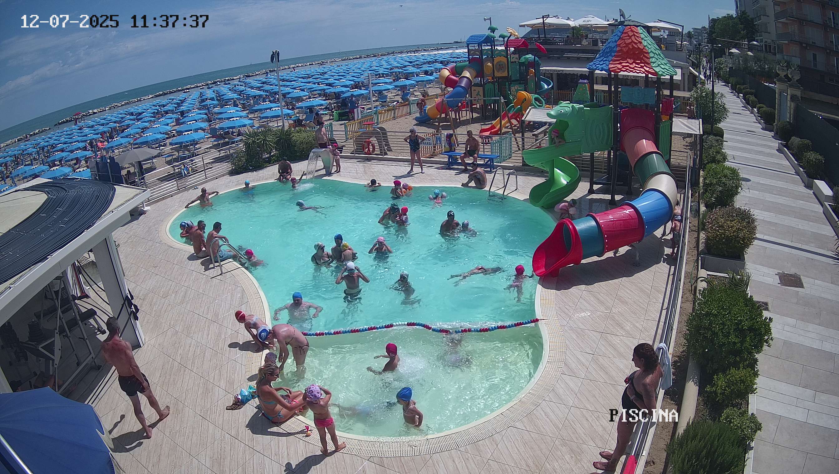 Webcam Altamarea, piscina a Cattolica
