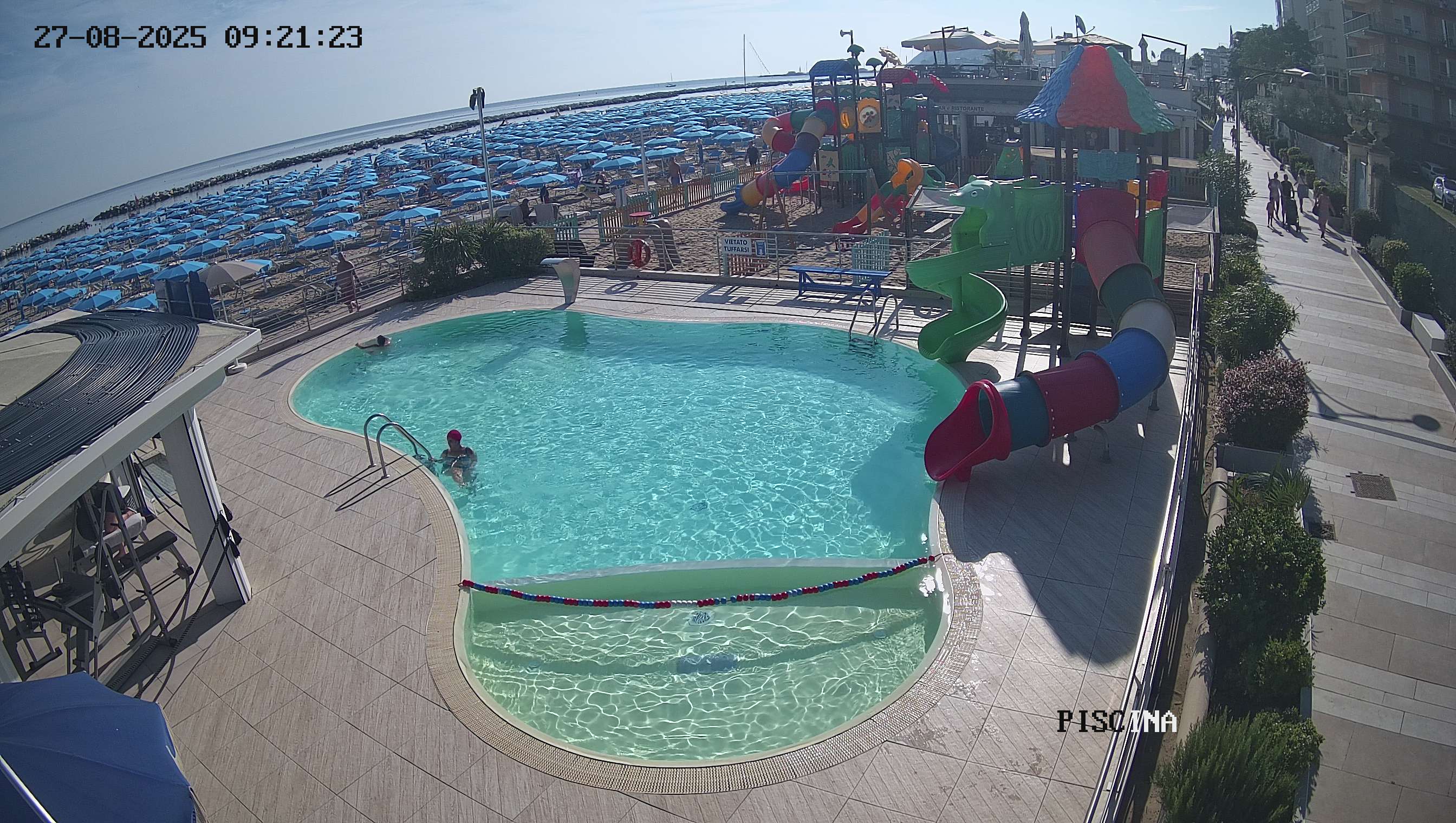 Webcam Altamarea, piscina a Cattolica