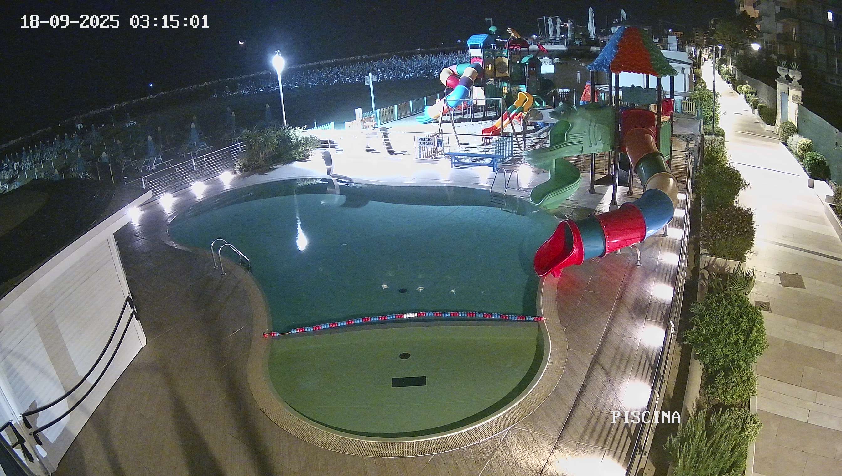 Webcam Altamarea, piscina a Cattolica