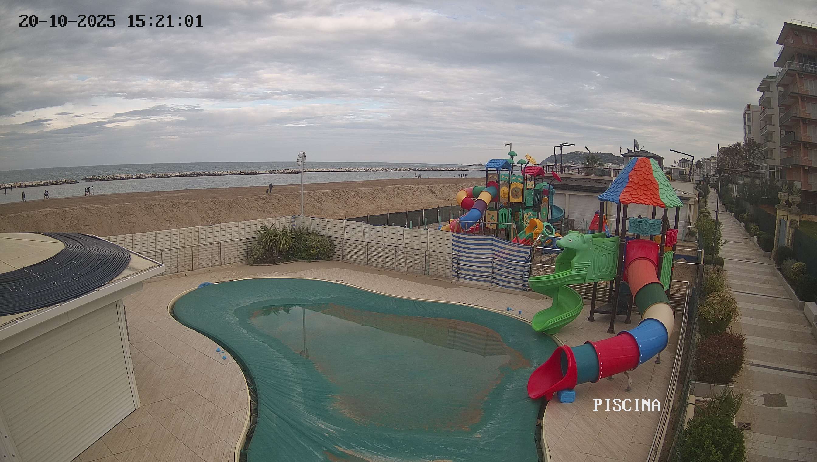 Webcam Altamarea, piscina a Cattolica