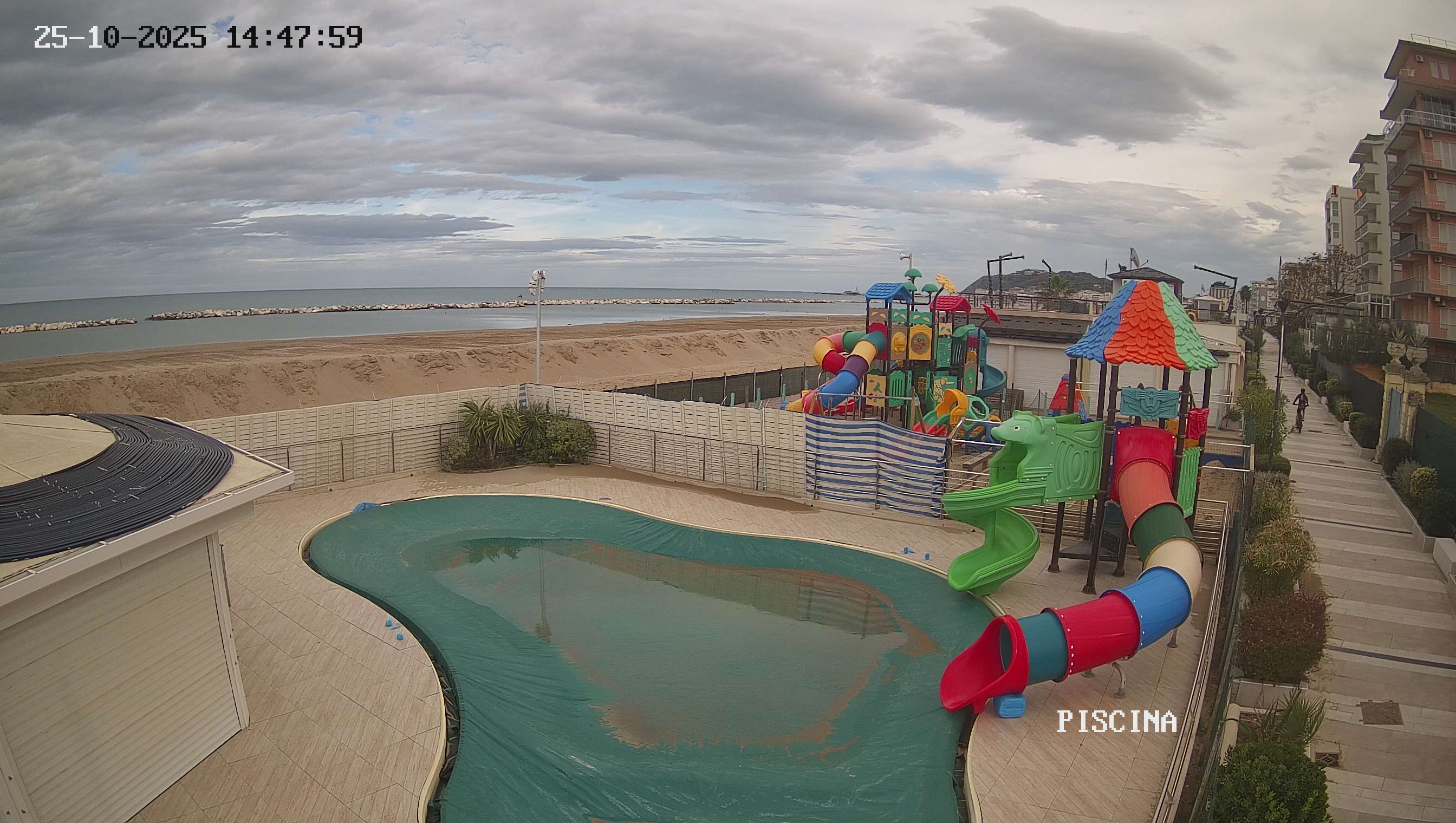 Webcam Altamarea, piscina a Cattolica