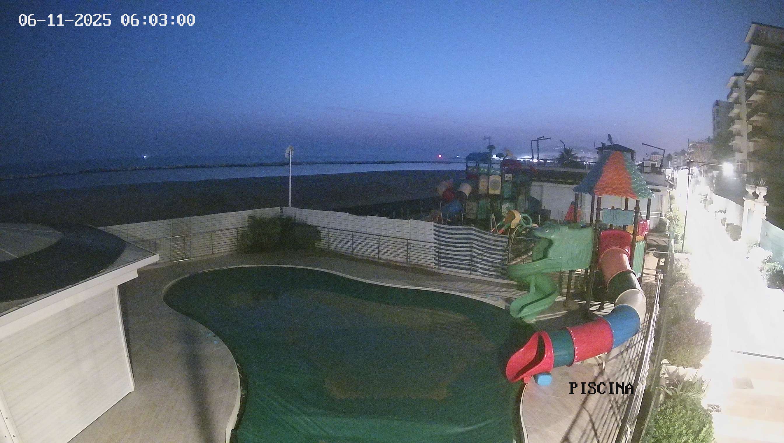 Webcam Altamarea, piscina a Cattolica
