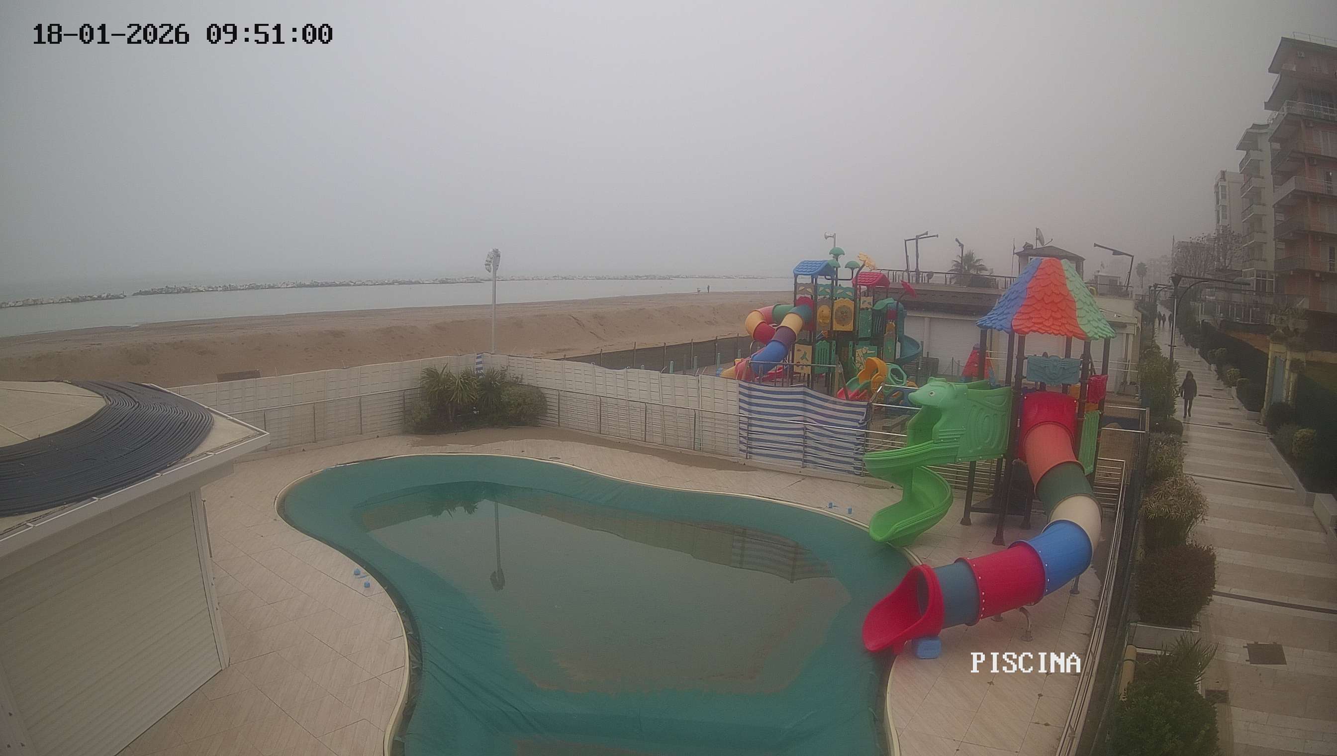 Webcam Altamarea, piscina a Cattolica