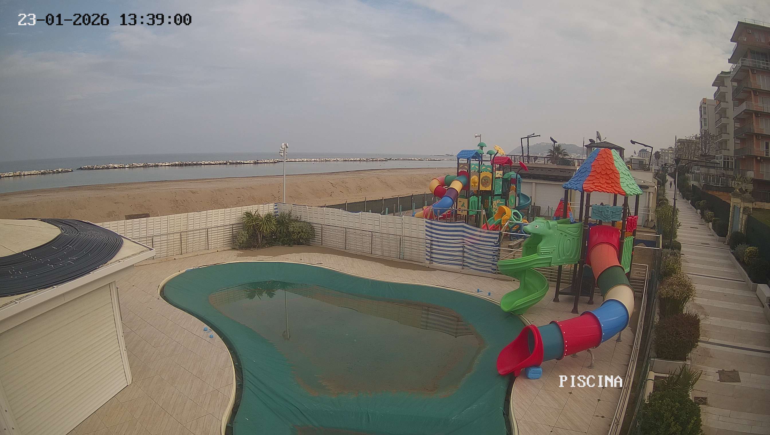 Webcam Altamarea, piscina a Cattolica