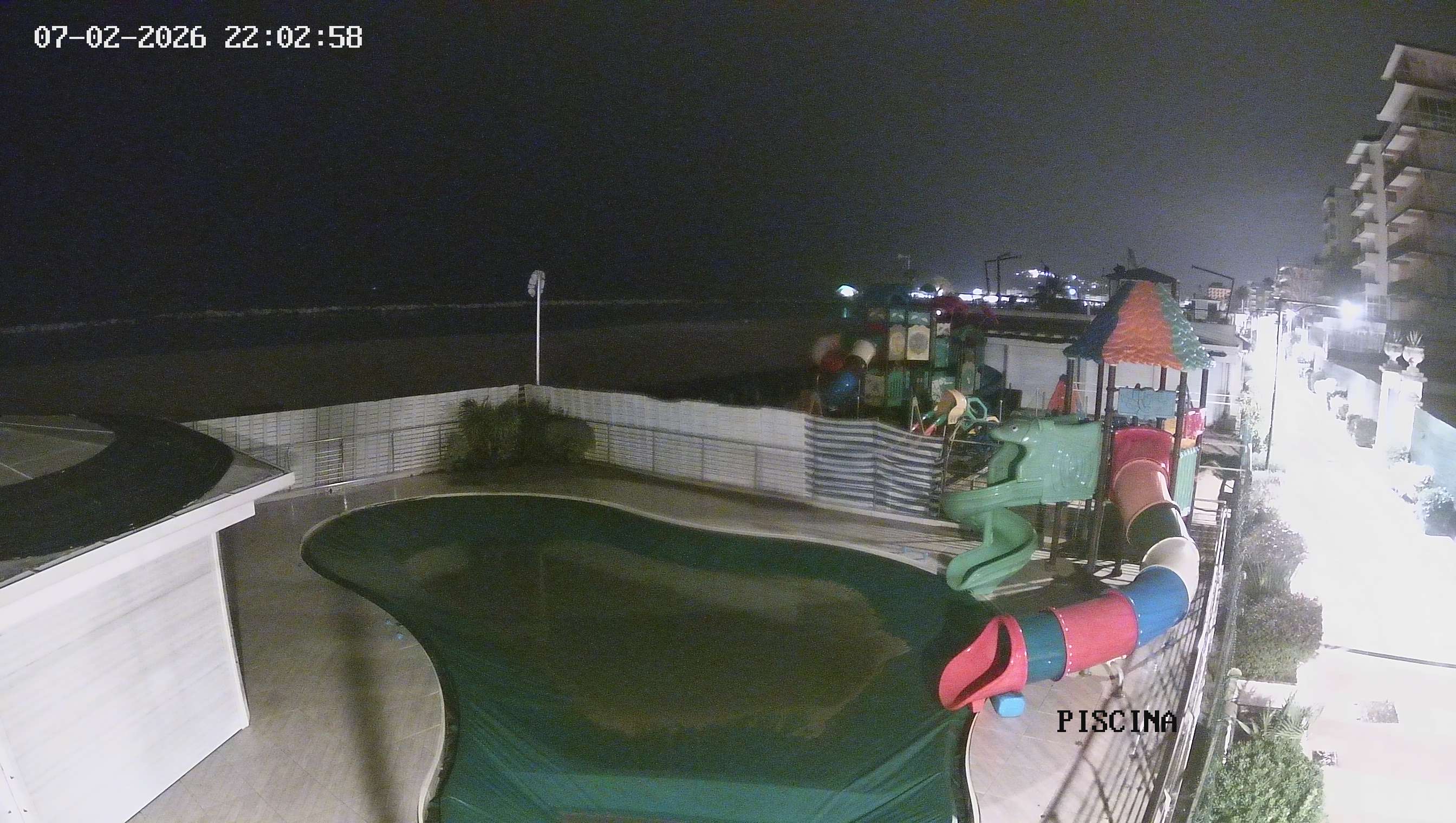 Webcam Altamarea, piscina a Cattolica