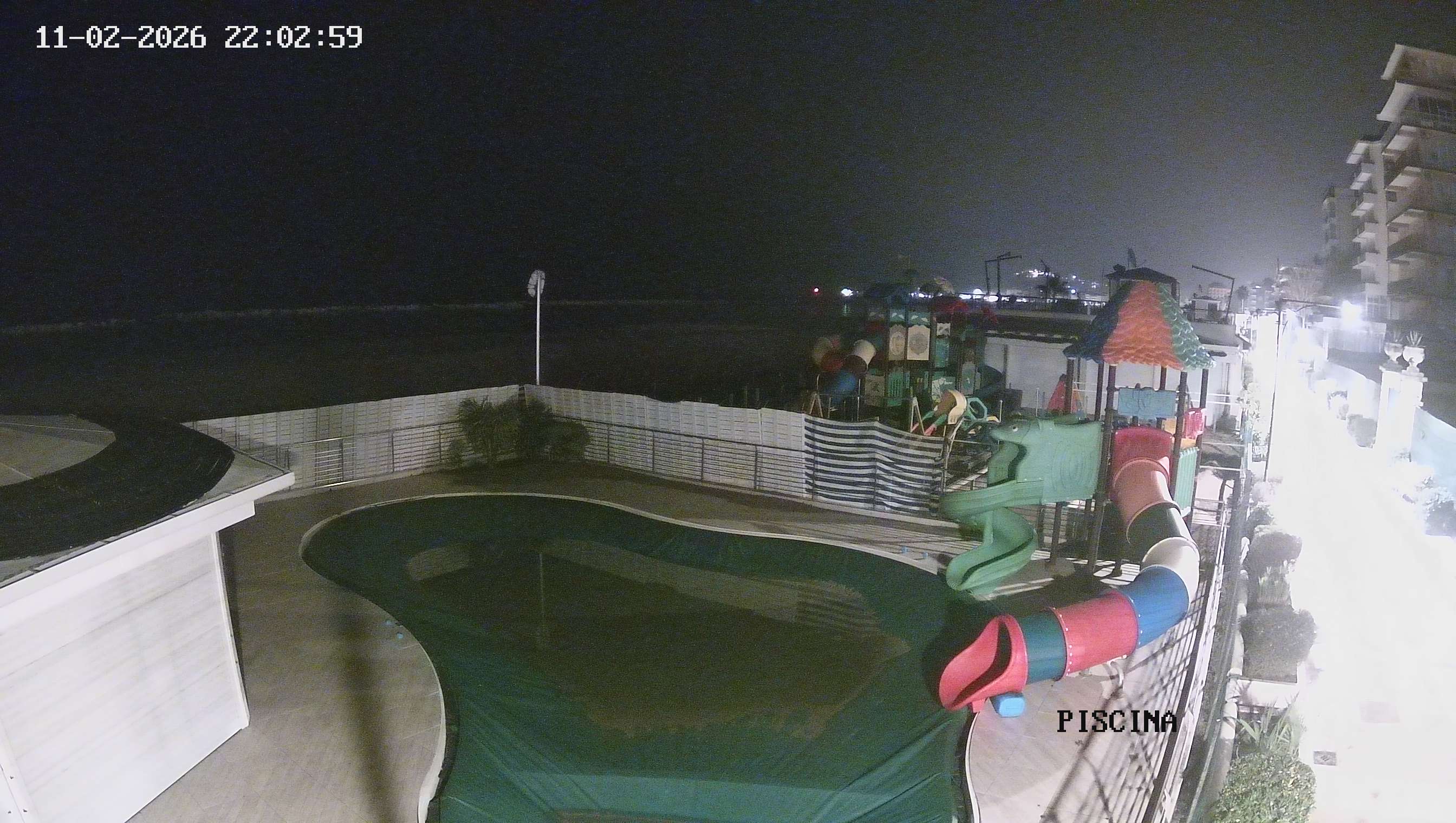 Webcam Altamarea, piscina a Cattolica