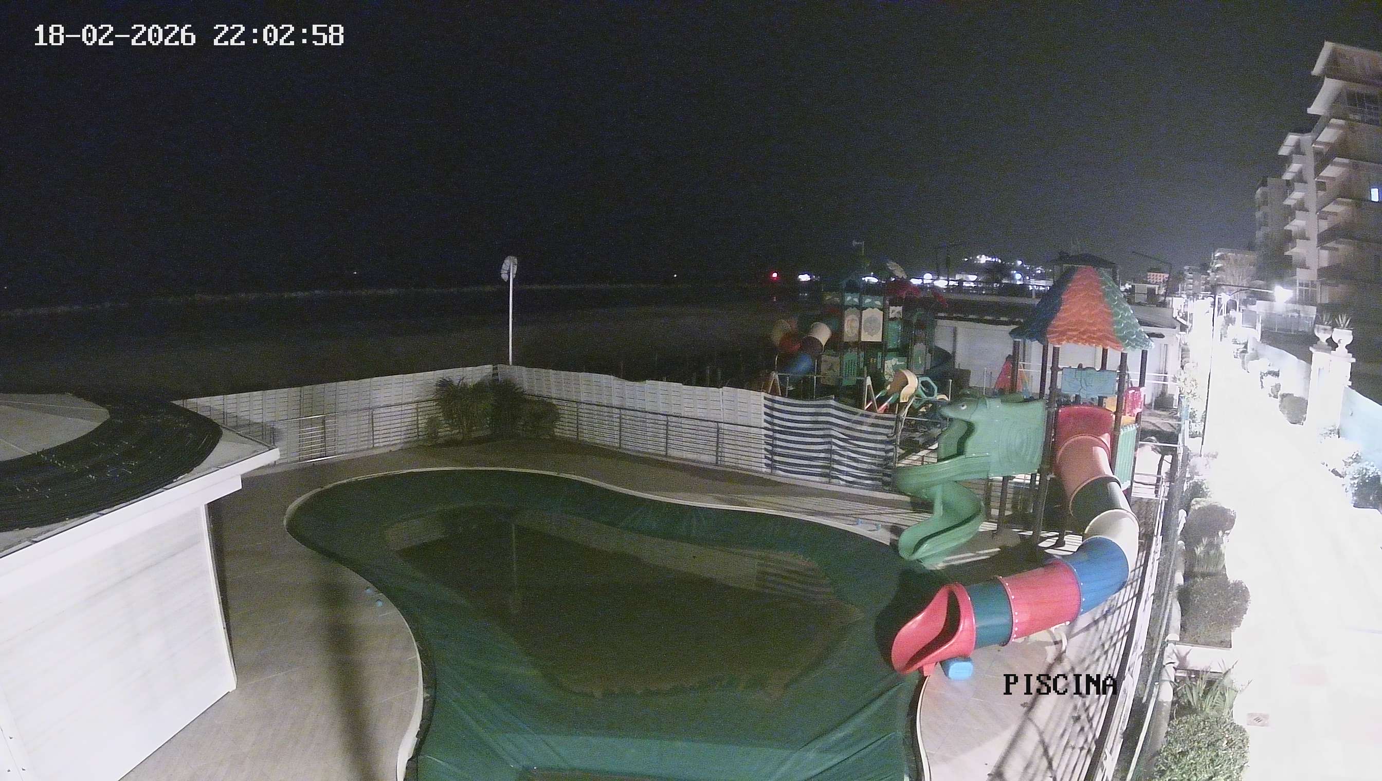 Webcam Altamarea, piscina a Cattolica